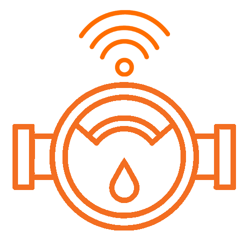 IoT-enabled infrastructure icon